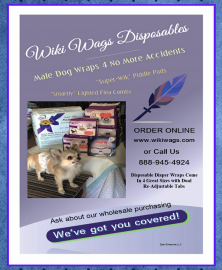 Maybe because the best Disposable Male Dog Wrap is worth it! Wiki Wags brand Disposable Male Dog Diaper Wraps are known for their quality, ingenuity and superior customer service.